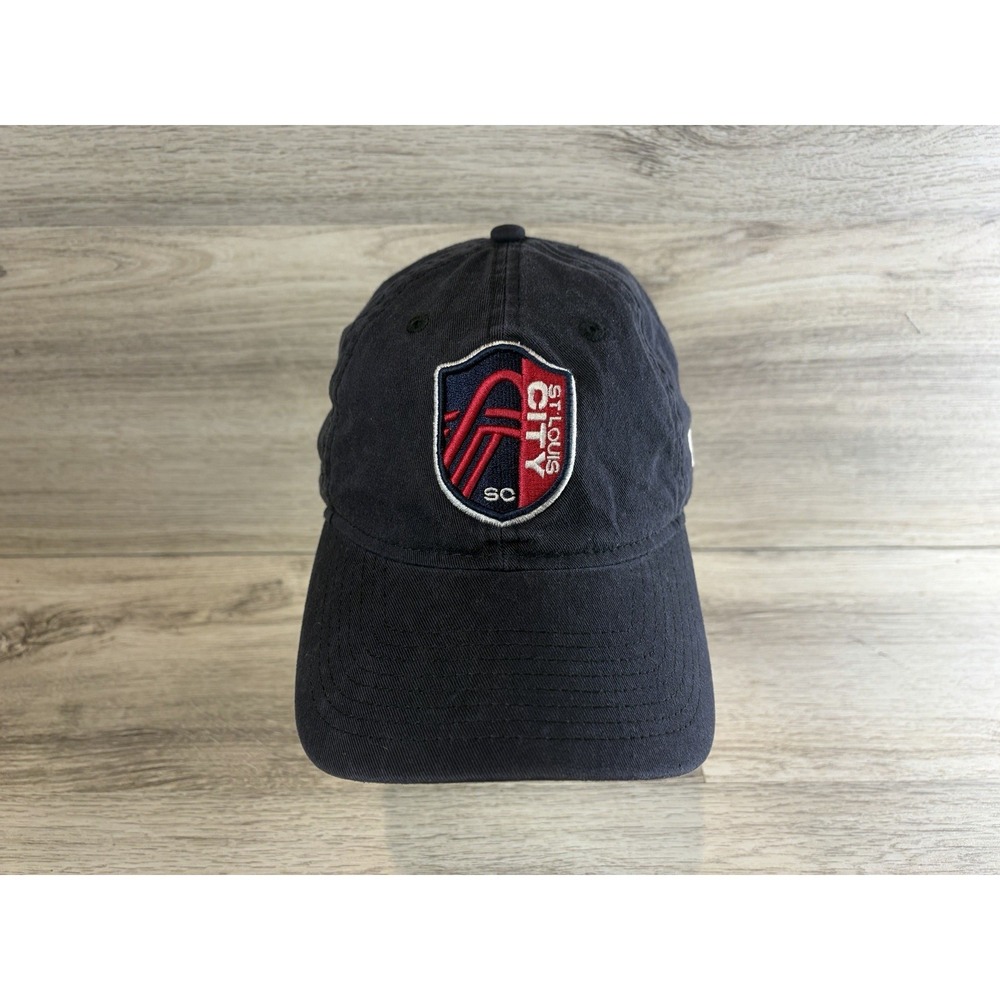 New Era 9Twenty St Louis City SC Soccer Hat Cap Adjustable MLS Gray Baseball